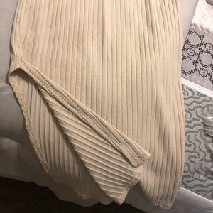 Lavish Alice rib midi skirt